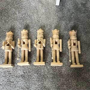 Hobby Lobby Natural Wood Nutcracker Set